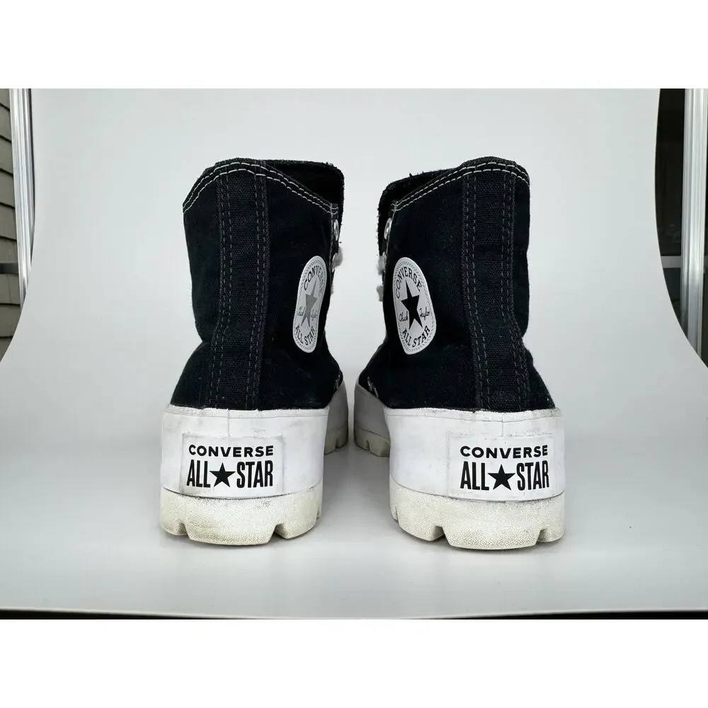 Converse Chuck Taylor All Star Lugged High Top Canvas Womens Sneakers 8.5 Black - Picture 5 of 14